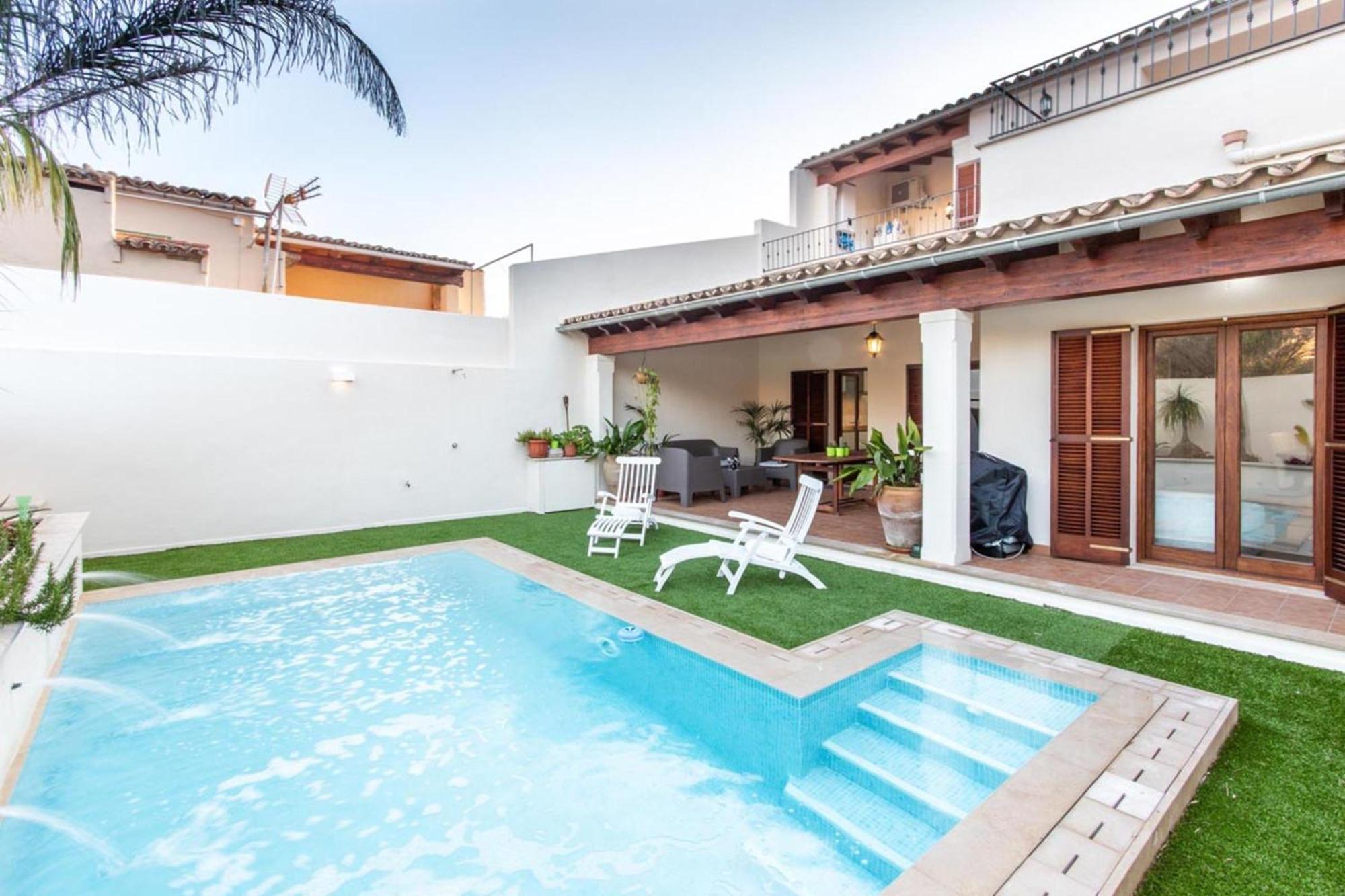 Beautiful Mallorca Villa - 3 Bedrooms - Villa Townhouse Memories - Walking Distance To Town Square And Private Pool - Consell Exterior photo