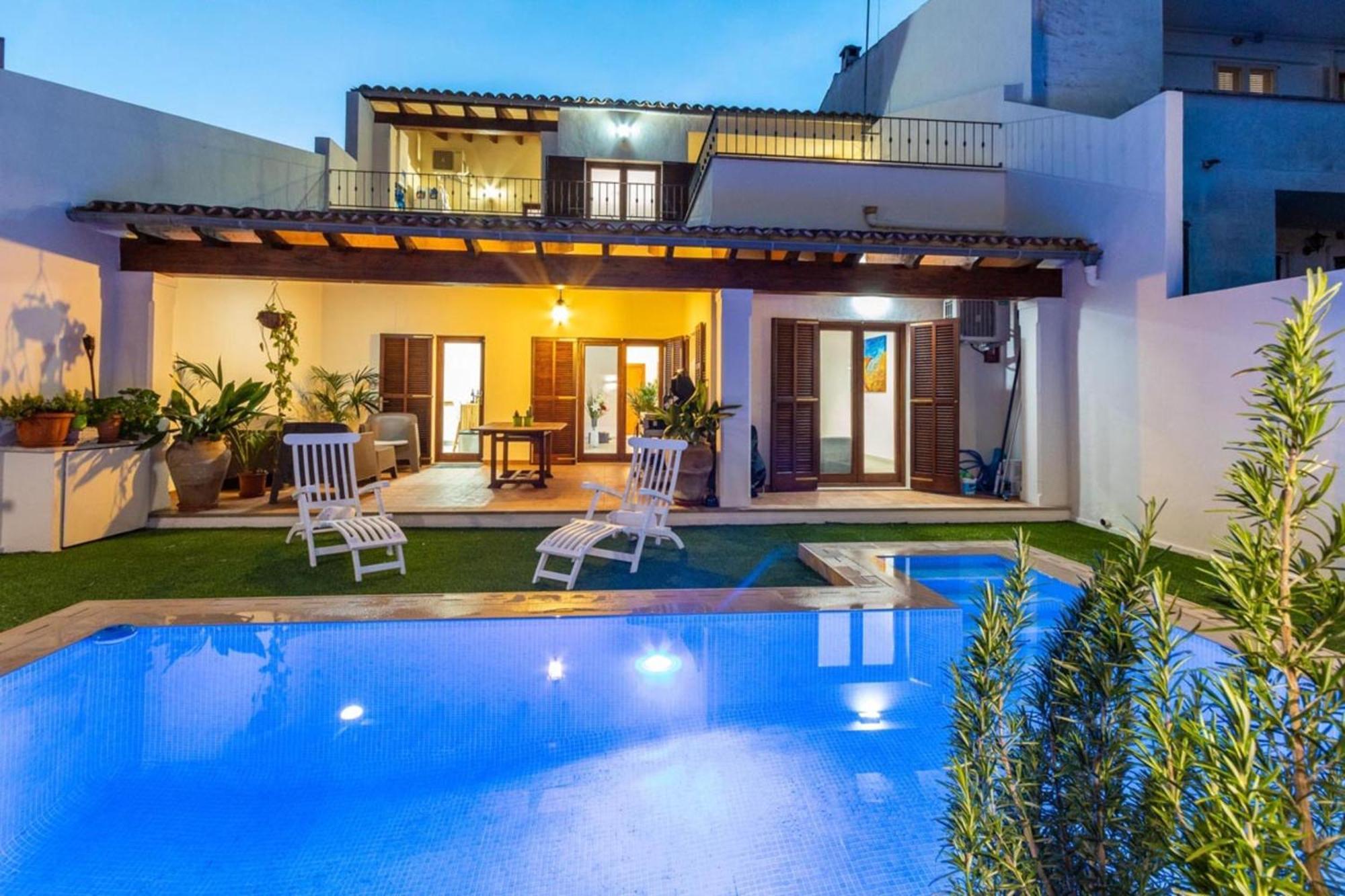 Beautiful Mallorca Villa - 3 Bedrooms - Villa Townhouse Memories - Walking Distance To Town Square And Private Pool - Consell Exterior photo